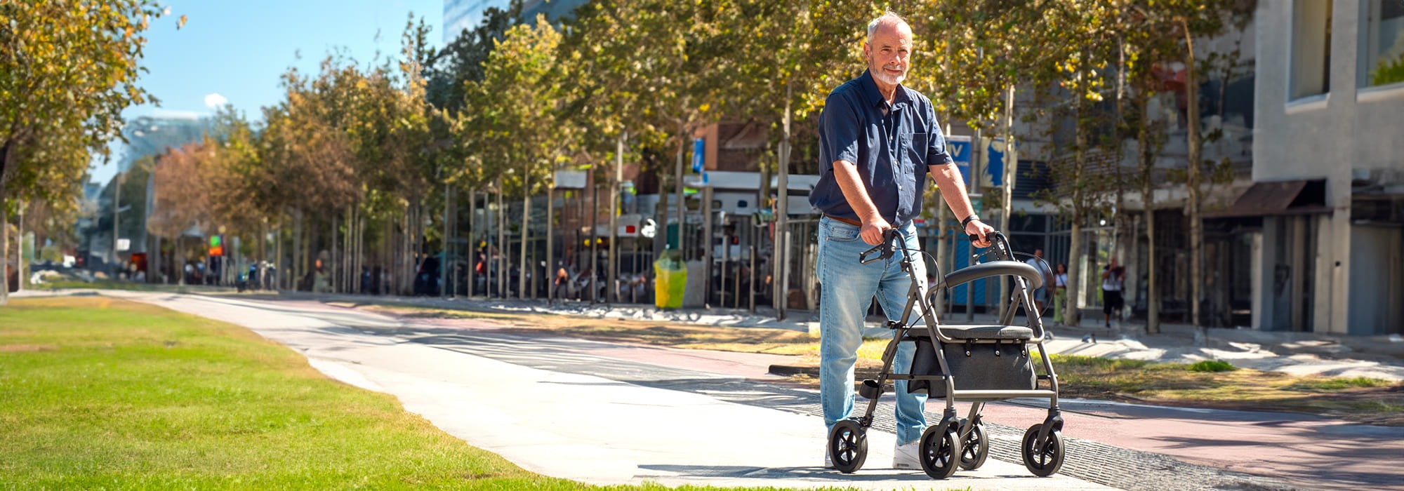 Andador 4200XL en el exterior
